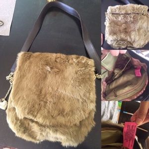 Juicy Couture Rabbit fur bag